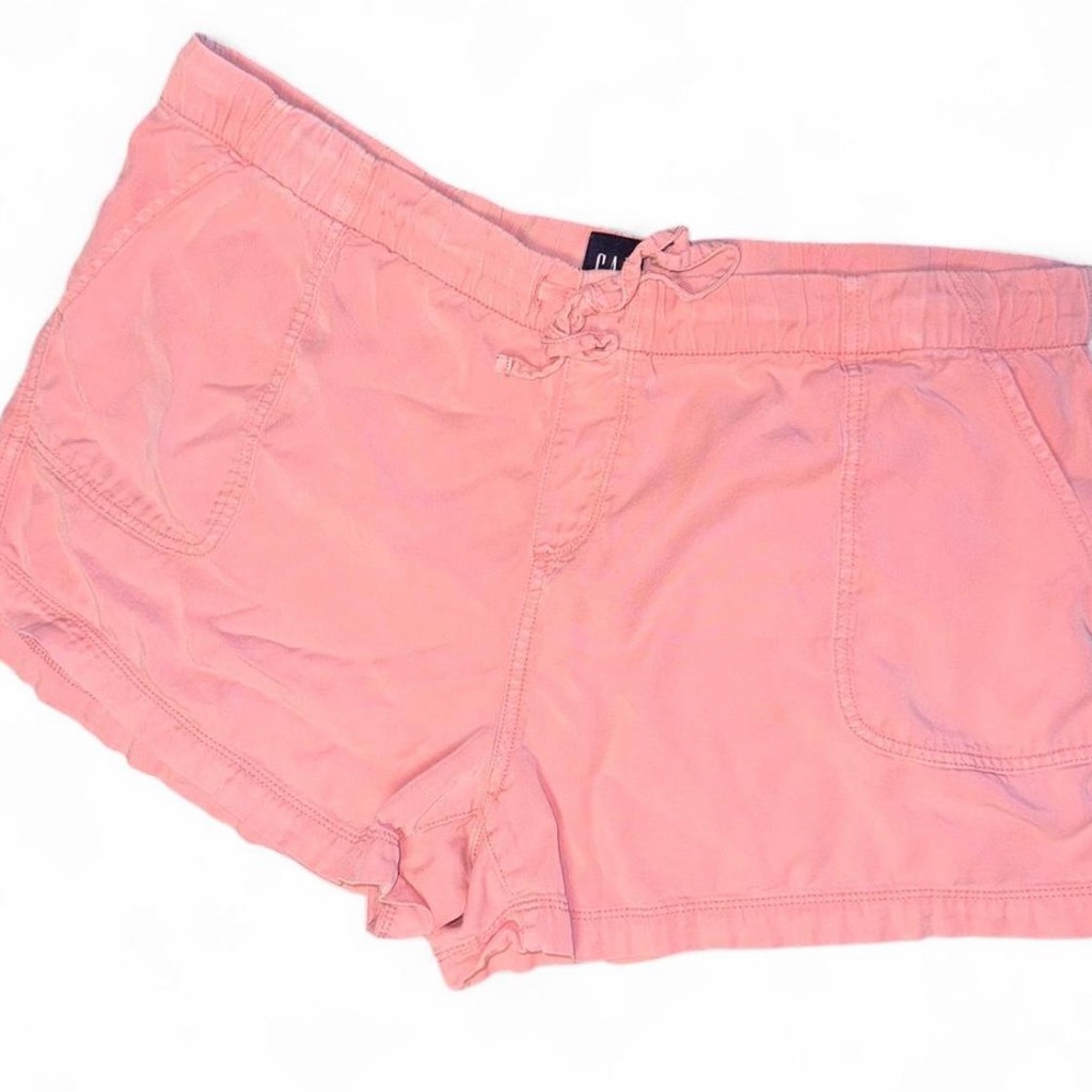Gap Women’s Pink Drawstring Shorts Size Xl